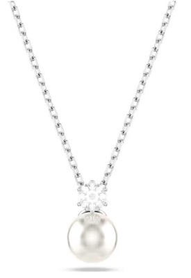 Swarovski Matrix Crystal Pearl SW5693897 Silver Necklace