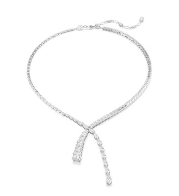 Swarovski Matrix Y necklace SW5692533 Kolye Gümüş
