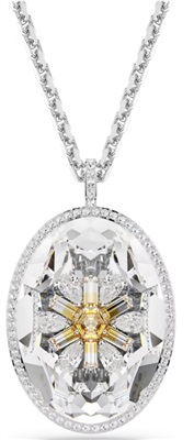 Swarovski Idyllia Flower SW5679917, колье серебристого и золотистого оттенков
