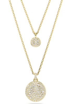 Swarovski Meteora Layered Pendant SW5683442 Gold