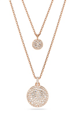 Swarovski Meteora SW5683449 многослойное колье Rose Gold