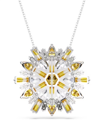 Swarovski Idyllia pendant and brooch, Flower SW5679947 Kolye Gümüş
