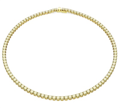 Swarovski Matrix Tennis Round Cut SW5681799 Gold Necklace
