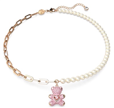 Swarovski Teddy Bear SW5669166 Rose Gold Necklace