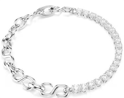 Swarovski Matrix Chain 5753926 Silver Bracelet