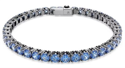 Swarovski Matrix Tennis 5743438 Blue Bracelet