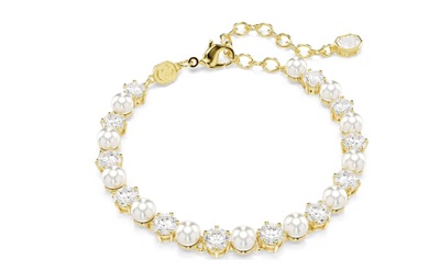 Swarovski Matrix Tennis SW5742026 Gold Bracelet