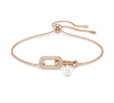 Swarovski Constella Bileklik SW5728588 Pembe Altın