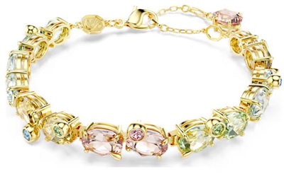 Браслет Swarovski Gema Tennis SW5705808, золотистый