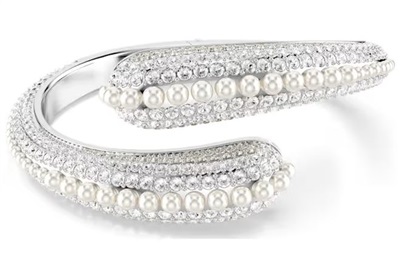 Swarovski Sublima cuff Crystal pearl SW5700923 5700924 Silver Bracelet