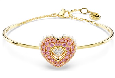 Swarovski Hyperbola Heart SW5687258 Rose Gold Bracelet
