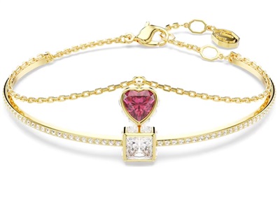 Swarovski Chroma Heart SW5683835 Gold Bangle