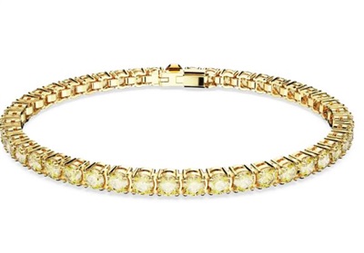Swarovski Matrix Tennis SW5648934 Gold-Tone Bracelet