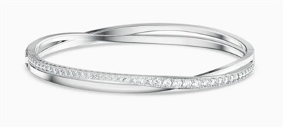 Swarovski Twist Bangle Rows SW5572725 Silver Bracelet