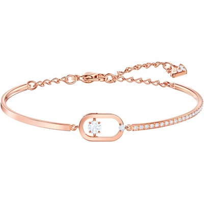 Браслет Swarovski North Bracelet Oval Pave SW5472382, Rose Gold
