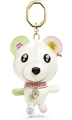 Swarovski Teddy Bag Charm SW5734069, Multicolour Keyring