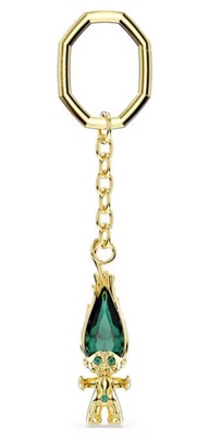 Swarovski Good Luck Trolls SW5696147 Gold Key Ring
