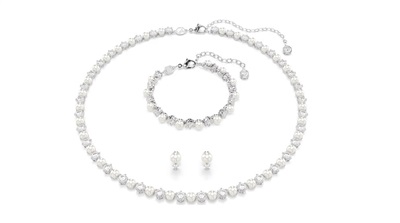 Swarovski Matrix set SW5742040 Takı Seti Gümüş