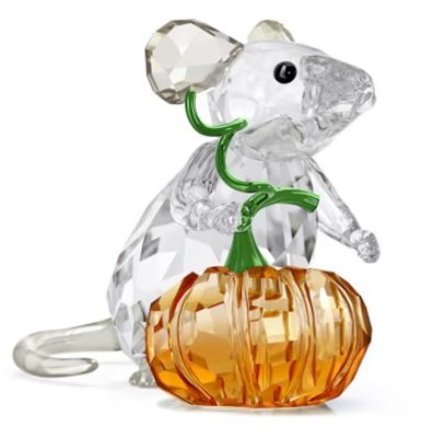 Swarovski Idyllia Fare ve Balkabağı Kristal Biblo 5732809 Renkli