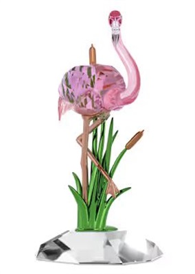 Swarovski Flamingo SW5721551 Renkli Kristal Flamingo Biblosu