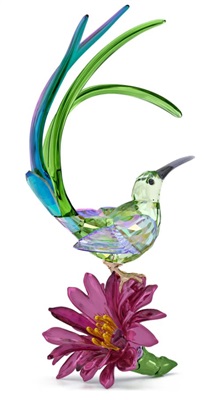 Swarovski Idyllia Sugarbird and Cactus Flower SW5675166 Crystal Ornament