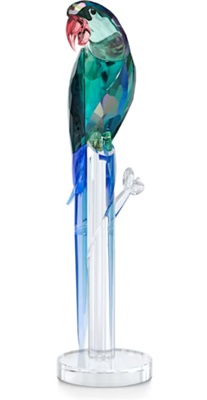 Swarovski Jungle Beats Green Macaw Banjo SW5557849 EV Kristali Yeşil