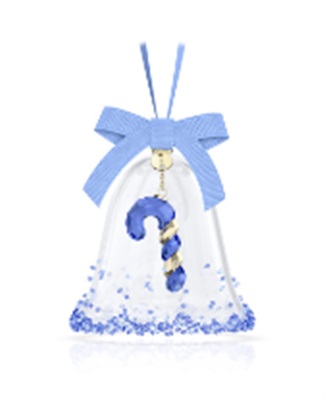 Swarovski Holiday Cheers Dulcis Bell, синяя фигурка SW5688314