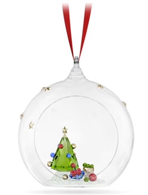 Swarovski Holiday Cheers Tree and Gifts Ball Ornament SW5681633