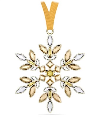 Swarovski Gema Holiday Ornament SW5691043 Yellow