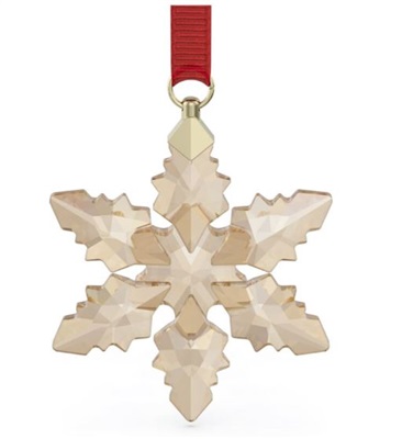 Swarovski Annual Edition Festive Ornament 2024 Small SW5674384, золотой