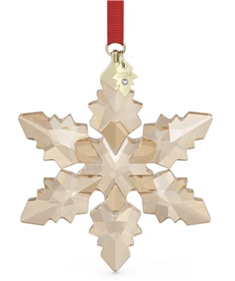 Swarovski Annual Edition Festive Ornament 2024 SW5674349, золотой