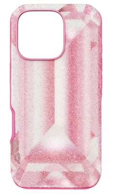 Swarovski High чехол для iPhone® 16 Pro Crystal print SW5700010 розовый