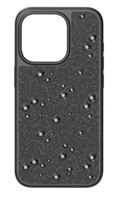 Swarovski iPhone 16 Pro SW5698926 Siyah Telefon Kılıfı