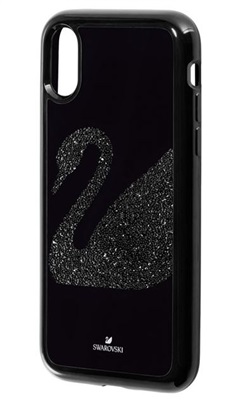 Swarovski Swan Fabric iPhone X/XS Phone Case SW5458420 Black