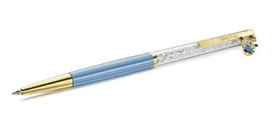 Swarovski Crystalline:bp Pen Minions Cry/blu/gos 5744245, синяя золотистая ручка