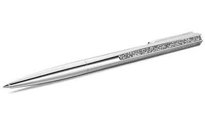 Swarovski Crystal Shimmer SW5668056, серебристая шариковая ручка