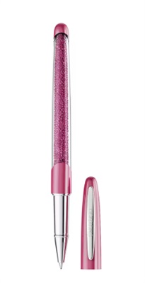Розовая шариковая ручка Swarovski SW5717141 с кристаллами