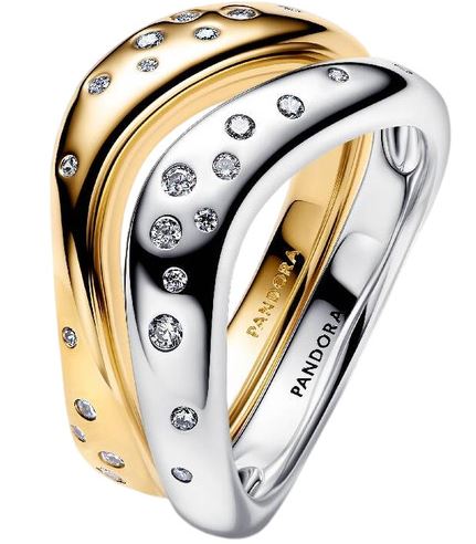 Pandora 164674C01 Yüzük Gümüş/altın
