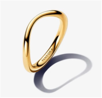 Pandora Natural Shaped Band Ring 163314C00 Gold