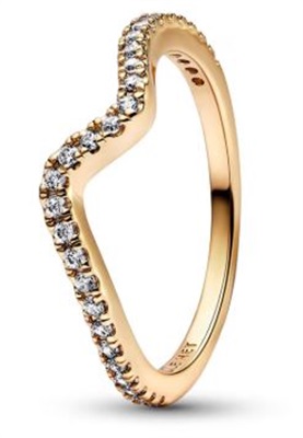Pandora 162539C01 кольцо золотого цвета