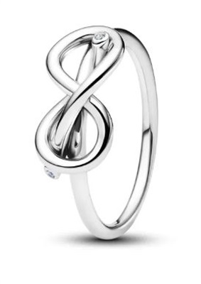 Pandora Infinity Knot Ring 193759C01 Silver