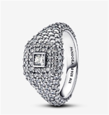 Pandora 193556C01 серебристое кольцо
