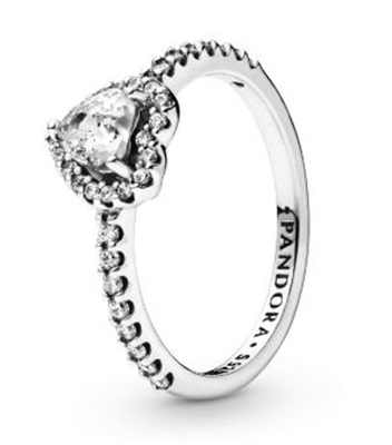 Pandora 198421C01 Silver Heart Ring