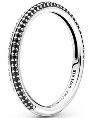 Pandora ME Pavé Ring 199679C02 Silver Black