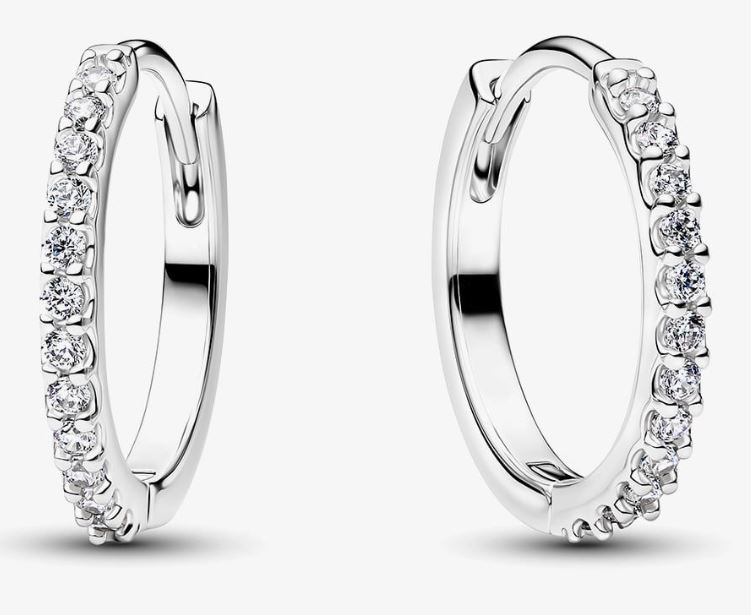 Pandora 294649C01 Silver Earrings 16 mm