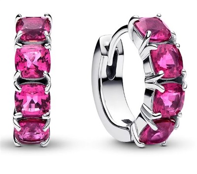 Серьги Pandora 293851C02 серебристого цвета