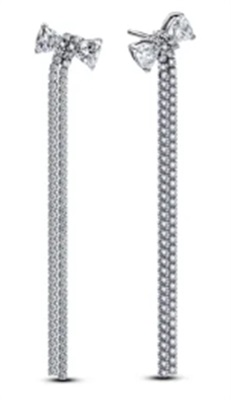 Pandora 293544C01 Silver Earrings