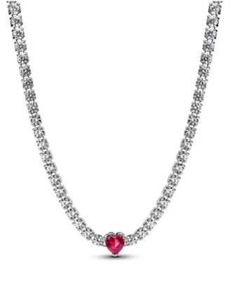 Pandora Hale Kalp Choker 393549C01-40 Kolye Gümüş