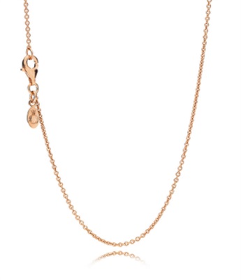 Pandora Rose Kaplama Zincir 580413-45 Kolye Rose Gold