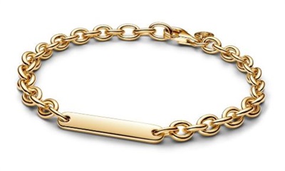 Pandora 569523C00 Gold Engravable Link Bracelet